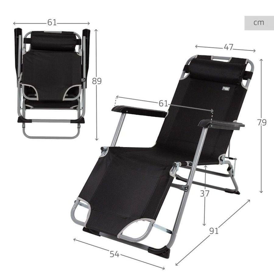 Lealnik Aktive Sort 153 x 33 x 47 cm #6