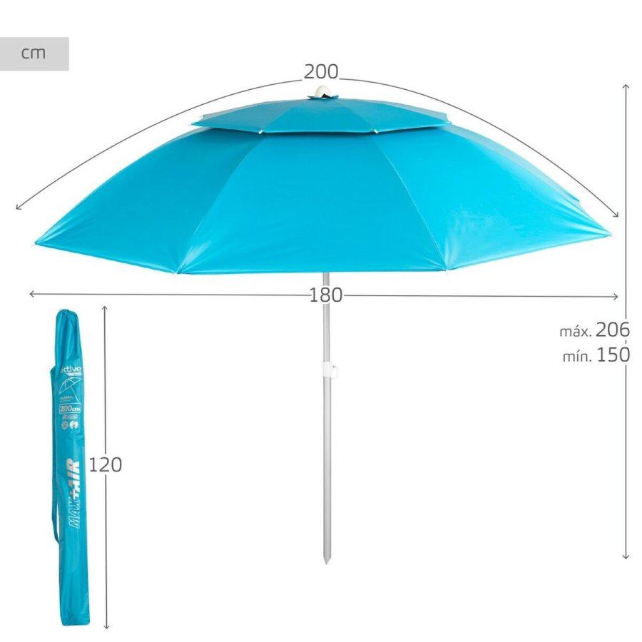 Parasol Aktive 200 x 206 x 200 cm #3