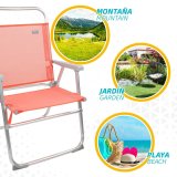 Polstrede Campingstol Colorbaby #5
