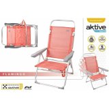 Strandkurv Aktive Pink 48 x 57 x 99 cm Til flere positioner #7