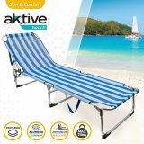 Strand solbad Aktive Bl Hvid 188 x 58 x 30 cm #2