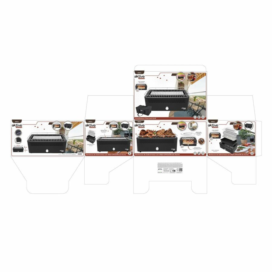 Brbar rgfri kulgrill Aktive 45 x 19 x 28 cm #7
