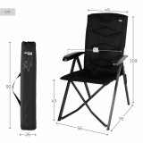 Polstrede Campingstol Aktive 49 x 76 x 109 cm #4
