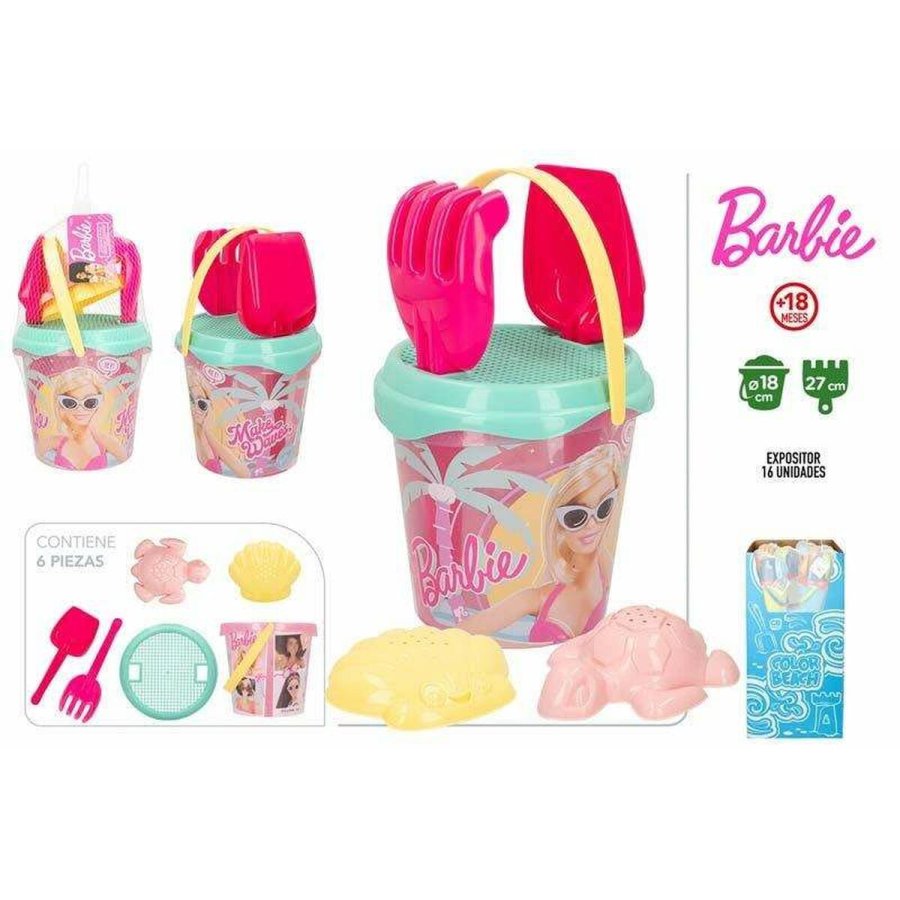 St med legetj til stranden Barbie  18 cm #2