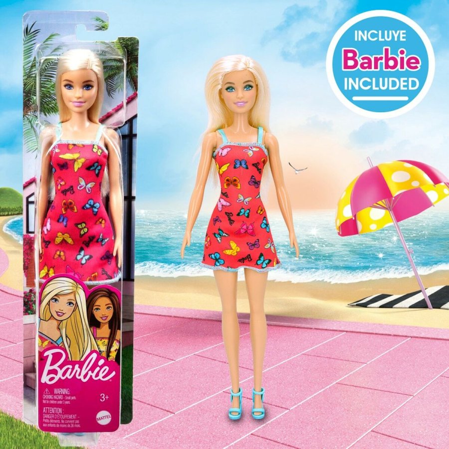 St med legetj til stranden Barbie 8 Dele  18 cm #5