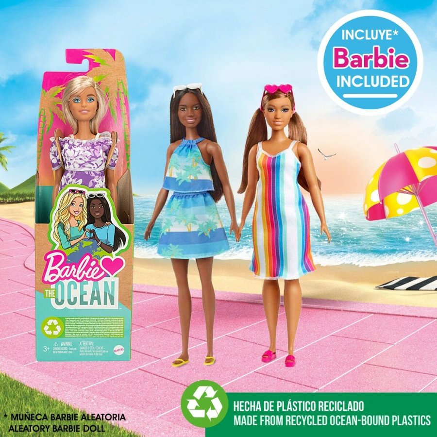 St med legetj til stranden Barbie 8 Dele 18 x 16 x 18 cm #3