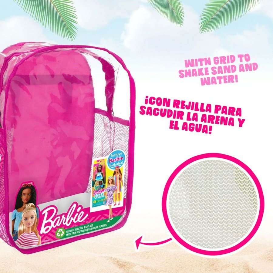 St med legetj til stranden Barbie 8 Dele 18 x 16 x 18 cm #4