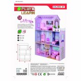 Dukkehus Play & Learn 14 Dele 80 x 112 x 31 cm #7