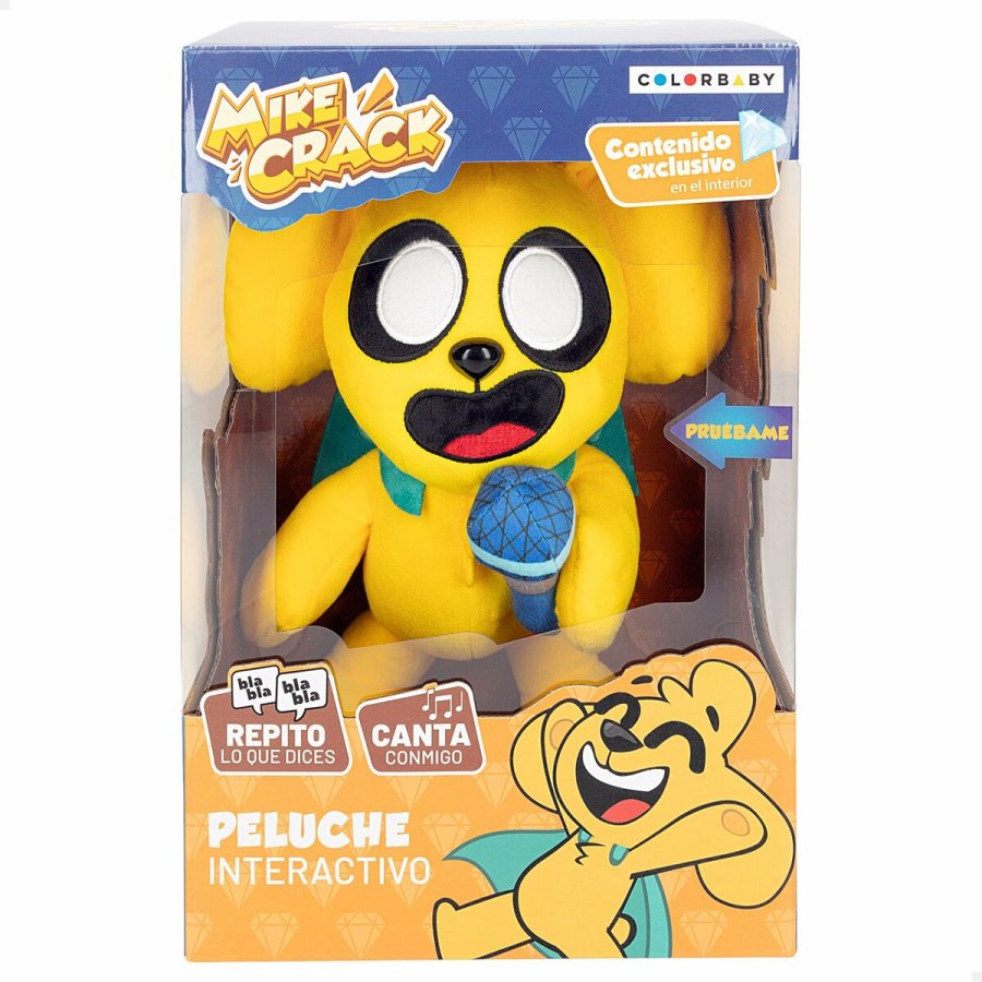 Bamse med Lyd Mikecrack Gul 29 cm #1