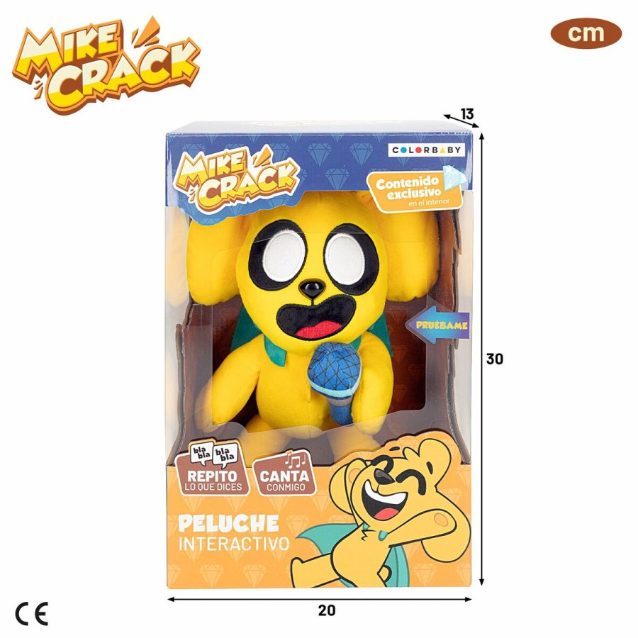 Bamse med Lyd Mikecrack Gul 29 cm #7
