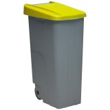 Affaldsspand til genbrug Denox Gul 110 L #1