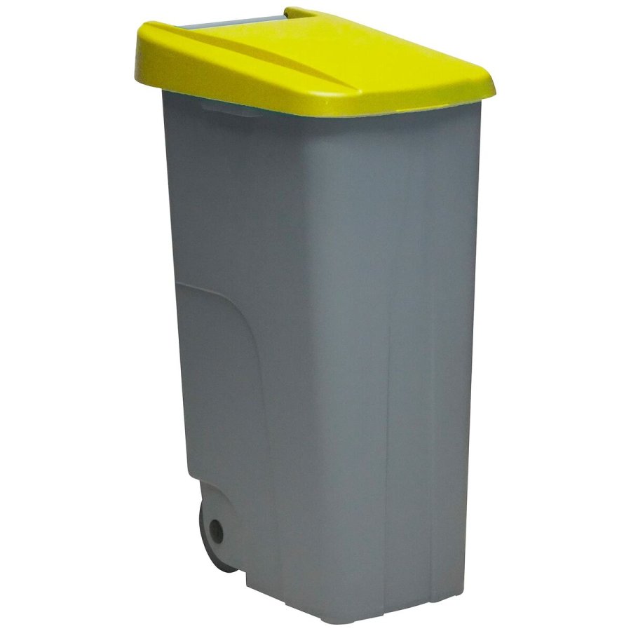 Affaldsspand til genbrug Denox Gul 110 L #1