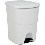 Skraldespand Denox 40 L Hvid Plastik #1