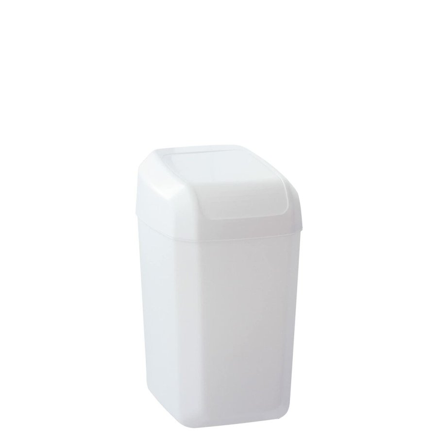 Papirkurv Denox Hvid 15 L (28 x 22 x 40 cm) #1