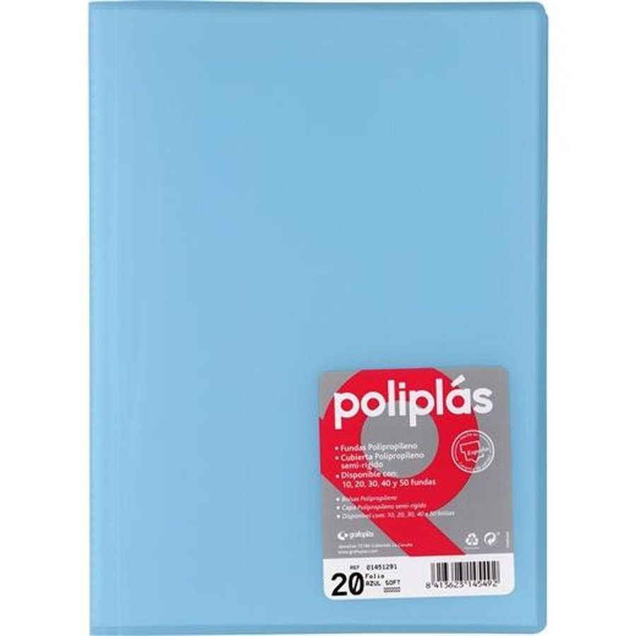 Organiser mappe Grafoplas POLIPLS Bl A4 (8 enheder) #2