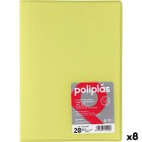 Organiser mappe Grafoplas POLIPLS Gul A4 (8 enheder) #1