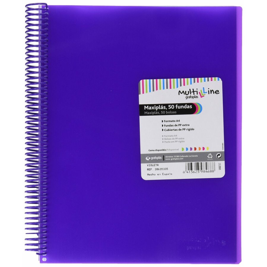 Organiser mappe Grafoplas Maxipls Violet A4 #1