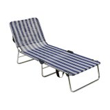 Strand solbad Alco Til flere positioner Hvid Marinebl #1