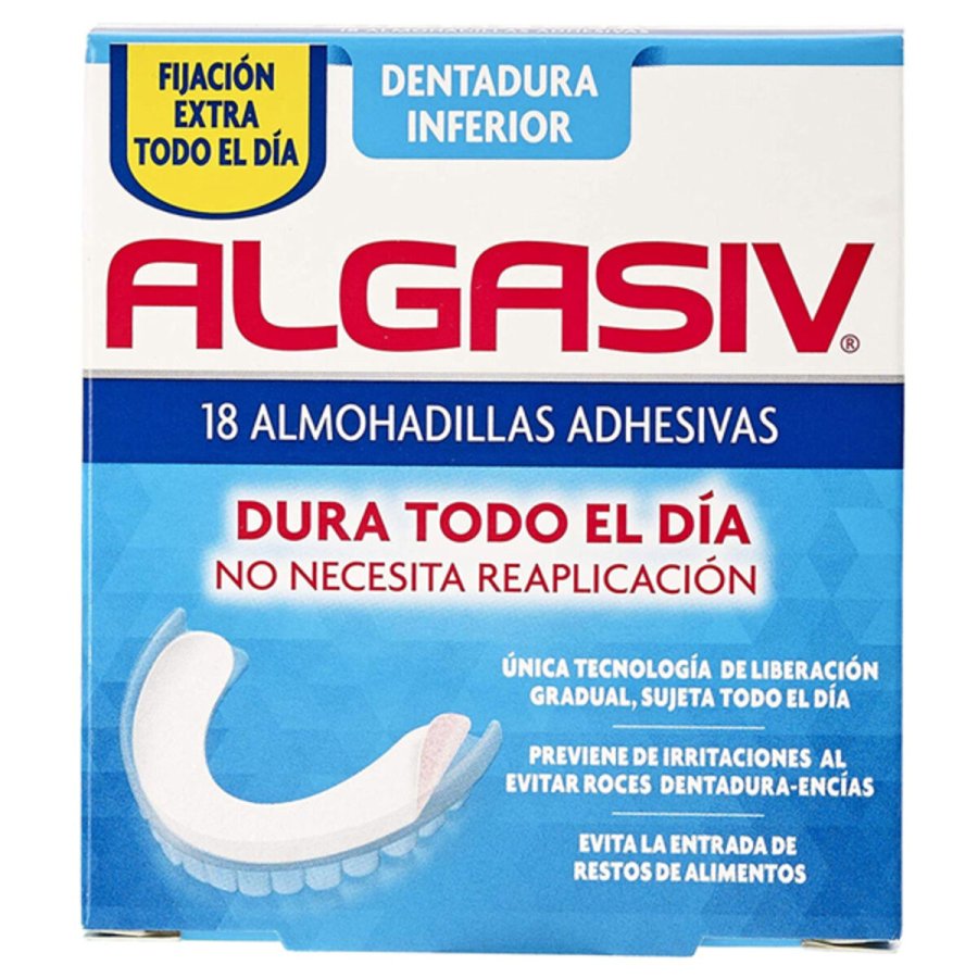 Klbemidler til Tandproteser INFERIOR Algasiv ALGASIV INFERIOR (18 uds) #1