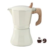 Italiensk Kaffekande Oroley Petra Fldefarvet Aluminium 9 Kopper #2