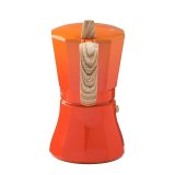 Italiensk Kaffekande Oroley Petra Orange Aluminium 6 Kopper #3