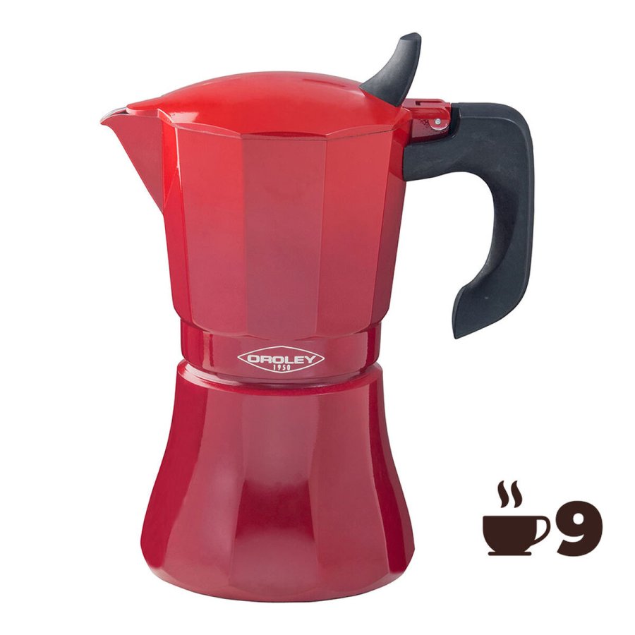 Italiensk Kaffekande Oroley Petra Rd Aluminium 9 Kopper #2