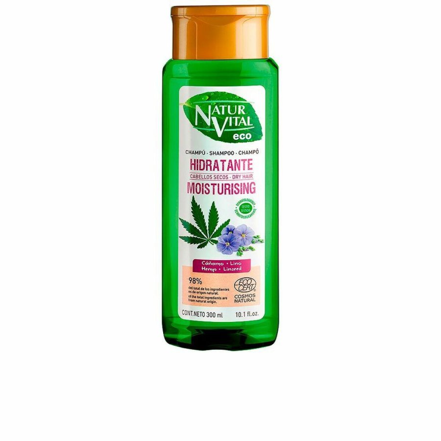 Fugtgivende shampoo Naturvital Eco Hr Hamp (300 ml) #1