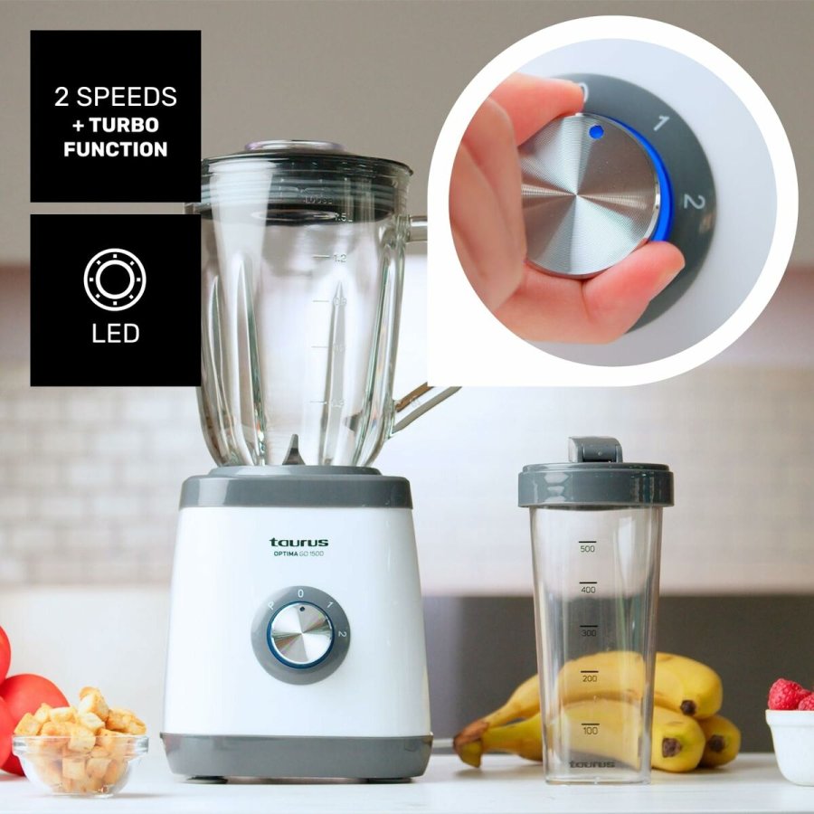 Kop-blender Taurus 912471000 Hvid Sort 1500 W 1,5 L #5