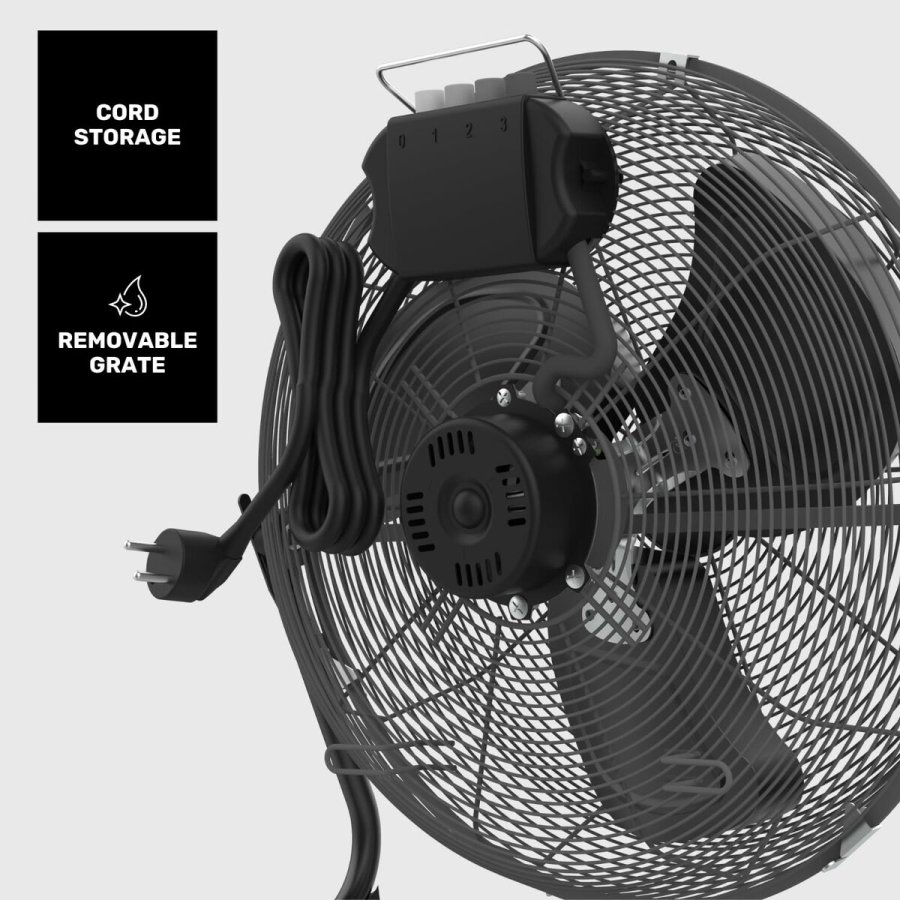 Gulvventilator Taurus SIRICCO 18 BLK Sort 120 W #7