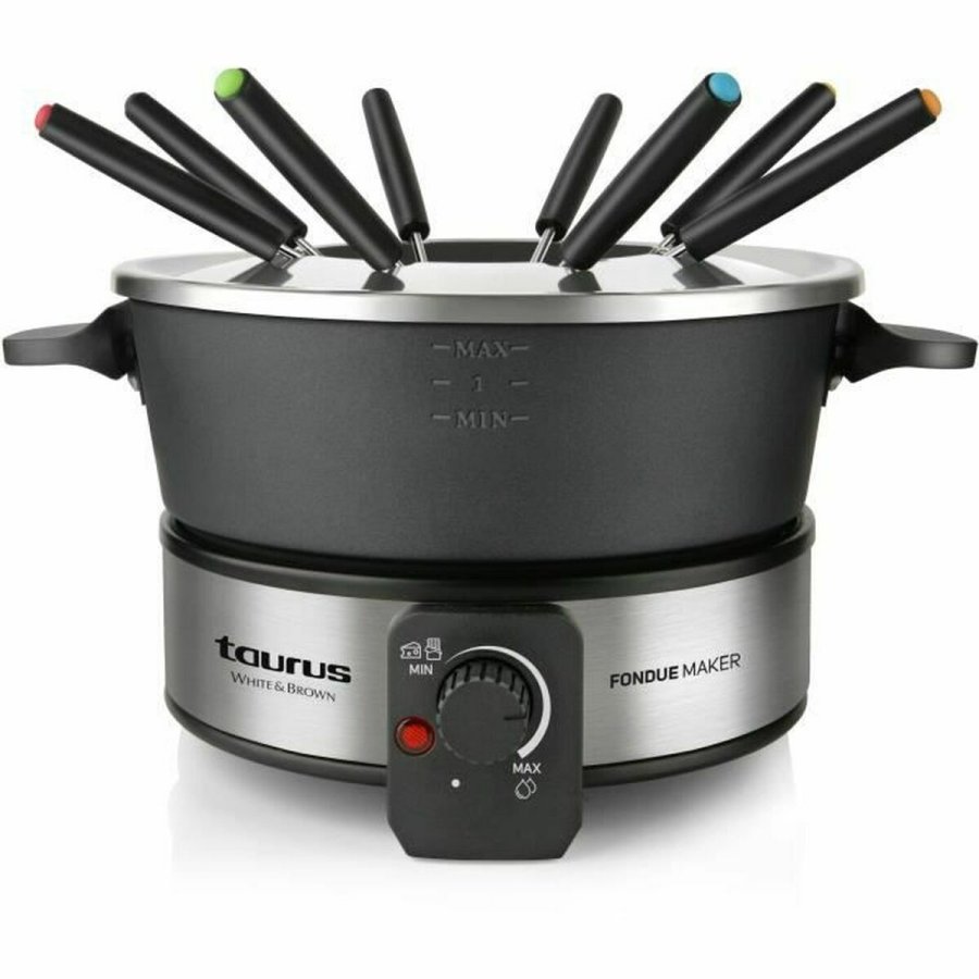 Fondue Taurus FF2 Sort Slvfarvet 1000 W #1