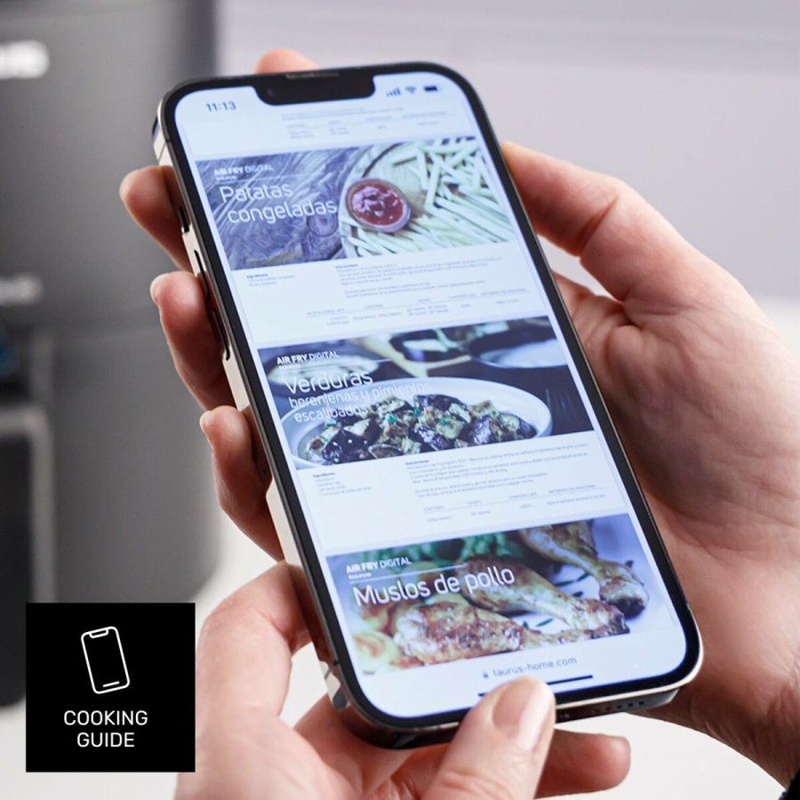 Varmluftsfrituregryde Taurus AIR FRY 360XL Sort 2100 W 8 L #7