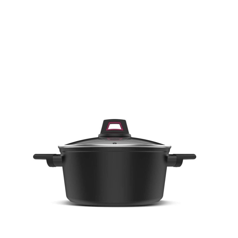 Gryde med lg Taurus KCK4020 Sort 2 L 20 cm #1