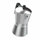 Italiensk Kaffekande Taurus KCP9006 6T Slvfarvet Rustfrit stl Aluminium 6 Kopper #2
