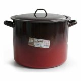 Gryde Med L�g La Estrella Glaseret emaljeret st�l #2