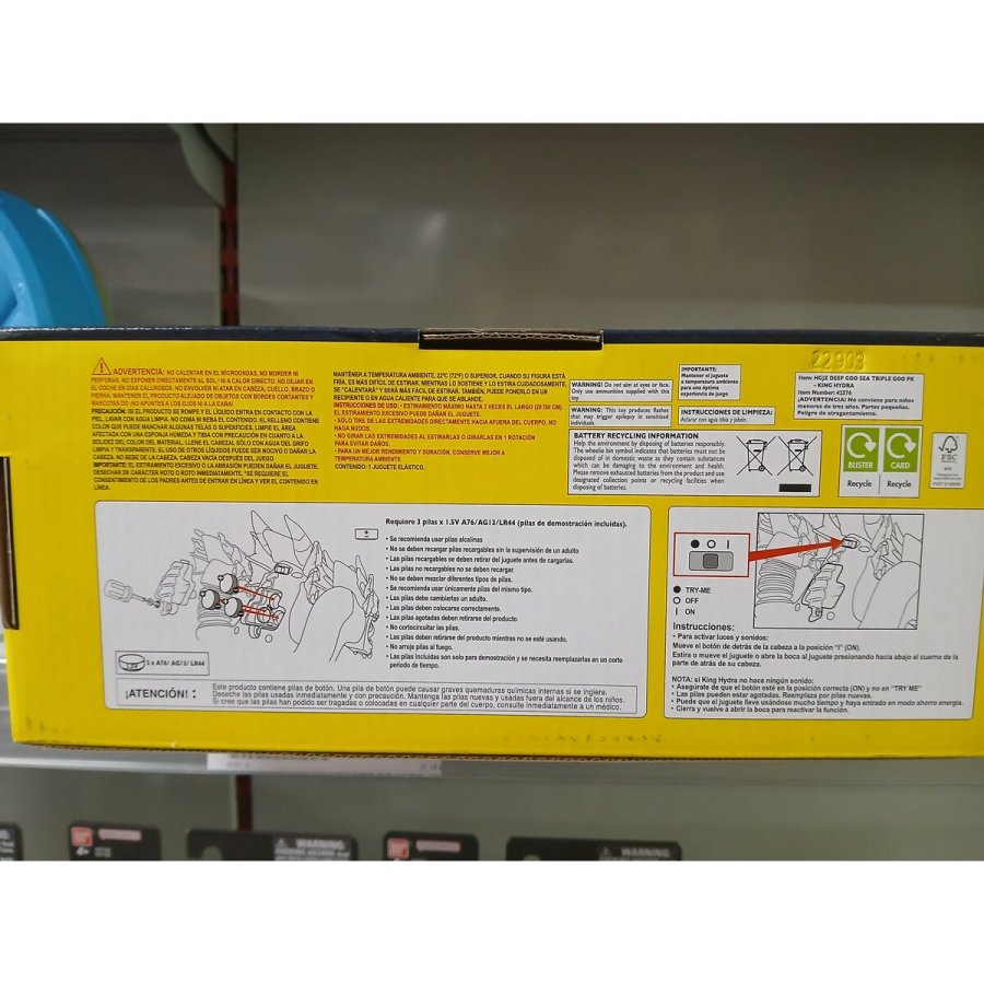 Action Figurer Bandai Goo Jit Zu King Hydra 25 cm #2