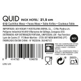 Knivst Quid Hotel Metal Rustfrit stl 21,4 cm 12 enheder #10