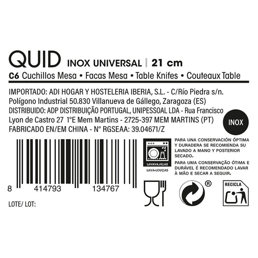 Knivst Quid Inox Universal Metal (6 enheder) #7
