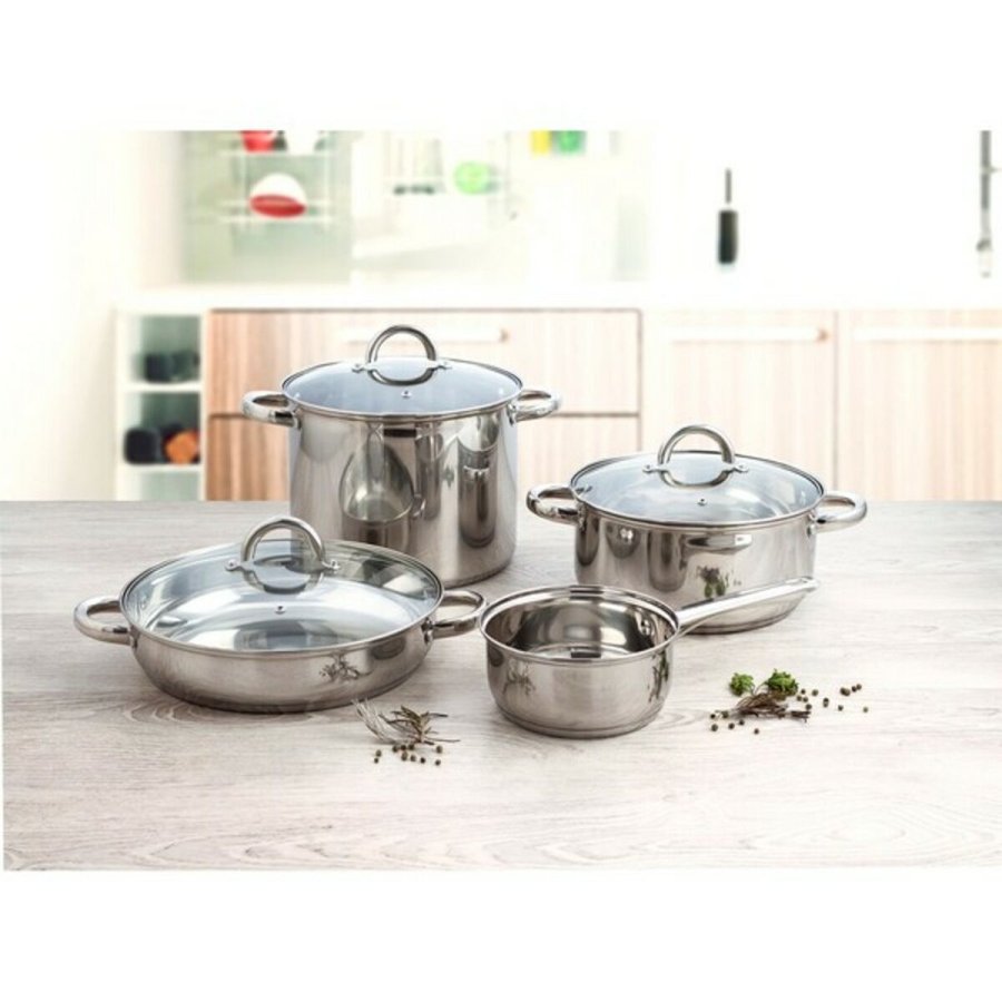 Gryde med lg Quid Ottawa Rustfrit stl (24 cm) #7
