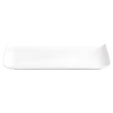Tallerken Quid Chef Baguette Keramik Hvid (25 x 12 cm) (Pack 6x) #1
