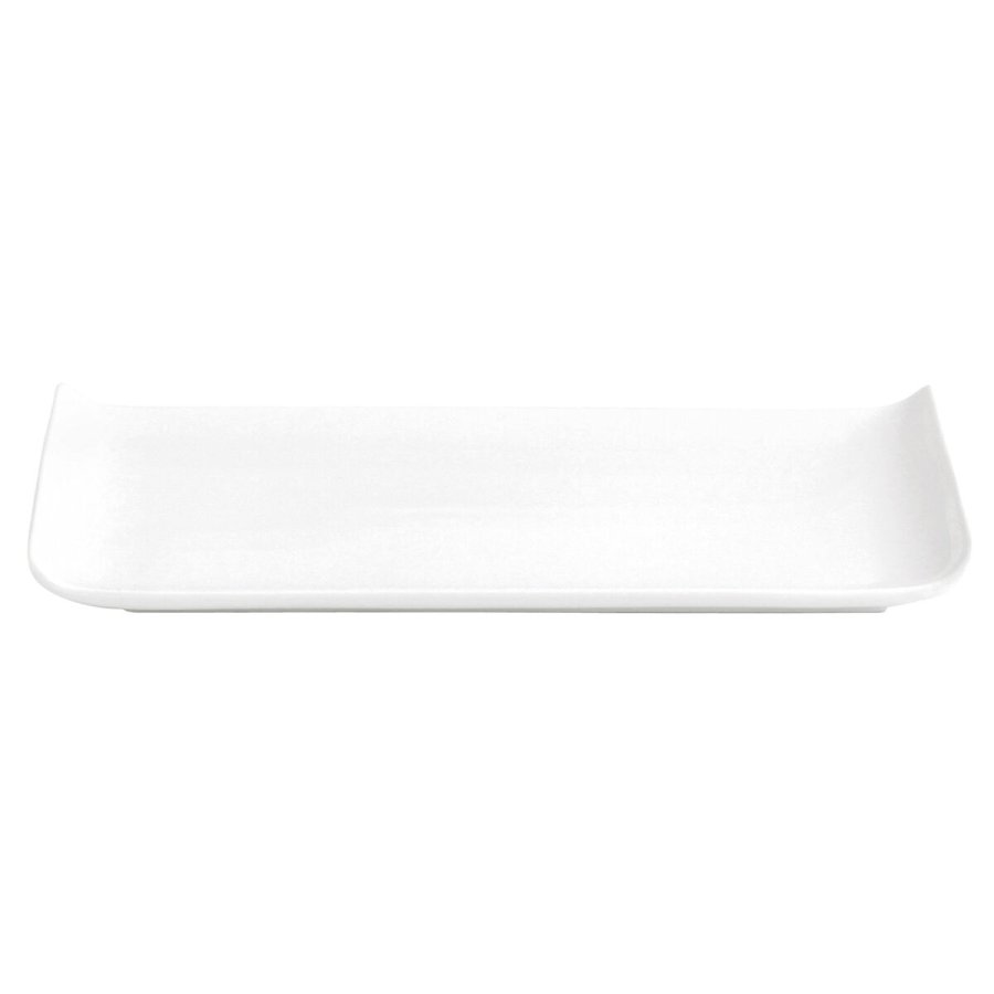 Tallerken Quid Chef Baguette Keramik Hvid (25 x 12 cm) (Pack 6x) #1