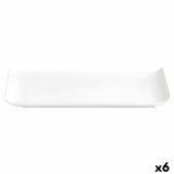 Tallerken Quid Chef Baguette Keramik Hvid (25 x 12 cm) (Pack 6x) #4