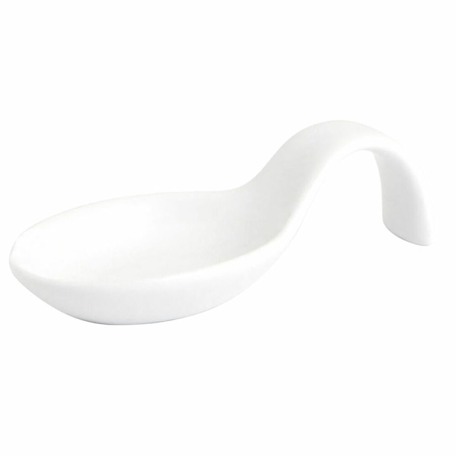 St til Smagsprver Quid Chef Hvid Keramik 10 x 5 cm (12 enheder) #1