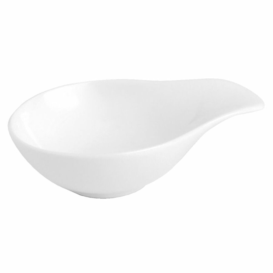 St til Smagsprver Quid Chef Hvid Keramik 11 x 8 cm (12 enheder) #4