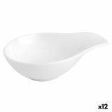 St til Smagsprver Quid Chef Hvid Keramik 11 x 8 cm (12 enheder) #1