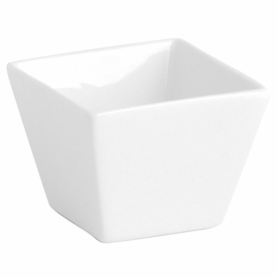 Snack bakke Quid Chef Hvid Keramik (12 enheder) (Pack 12x) #1