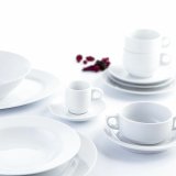 Tallerken Quid Basic Kaffe Keramik Hvid (12,5 cm) (Pack 12x) #7