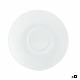 Tallerken Quid Basic Kaffe Keramik Hvid (12,5 cm) (Pack 12x) #4