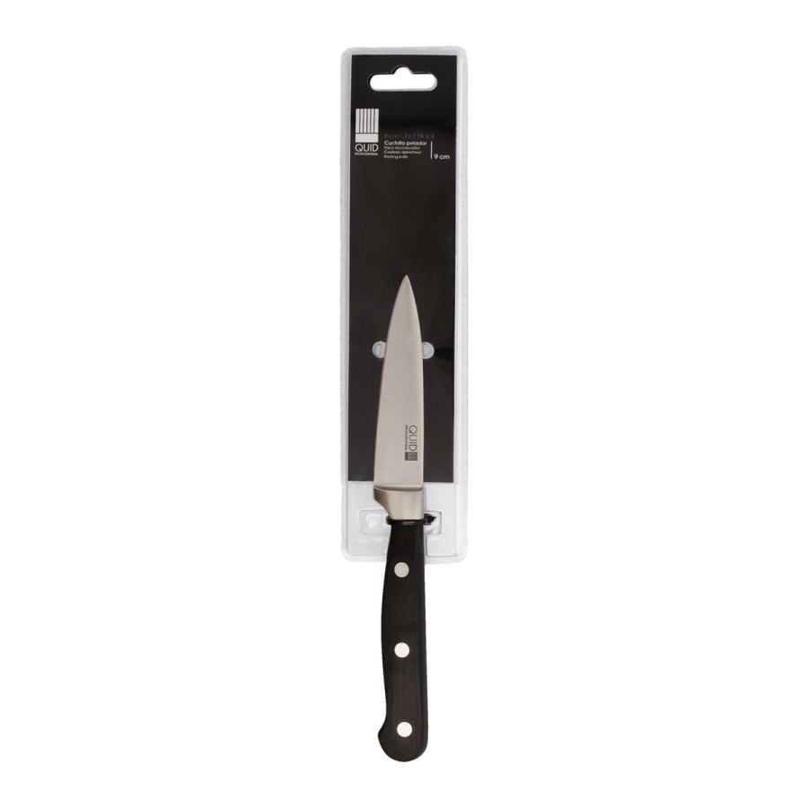 Skrllekniv Quid Professional Inox Chef Black Sort Metal 9 cm (Pack 10x) #10