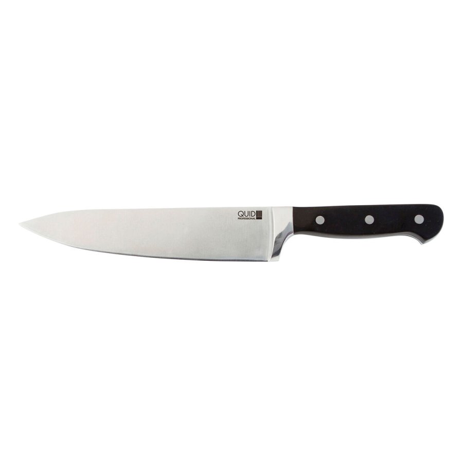 Kokkekniv Quid Professional Inox Chef Black Sort Metal 20 cm (Pack 6x) #1
