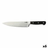 Kokkekniv Quid Professional Inox Chef Black Sort Metal 20 cm (Pack 6x) #4